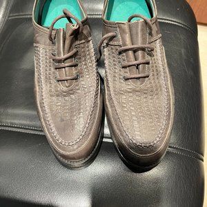 ITALIAN GRAY SHOES, SIZE 46MADE IN ITALY